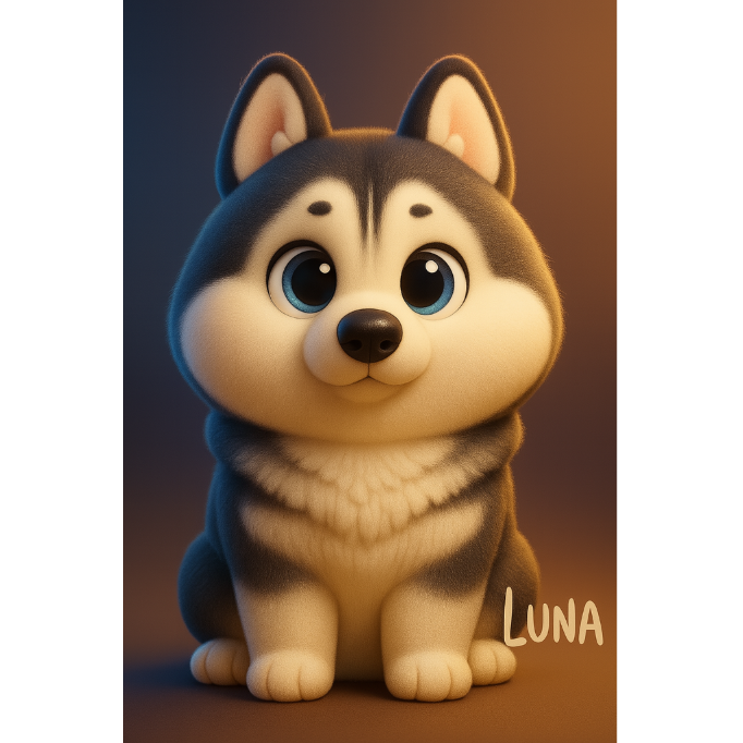 3D Cute Cartoon Pet