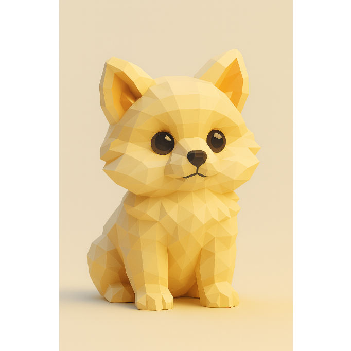 Low-poly 3D Pet