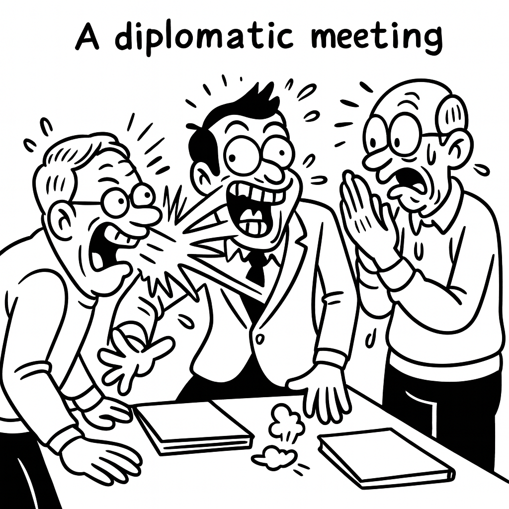 Exaggerated Ink Comic